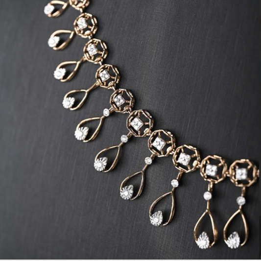 Golden Empress Diamond Necklace